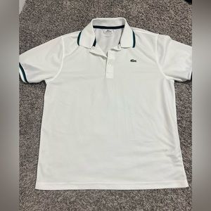 Lacoste Sport White Short Sleeve Polo Shirt 5